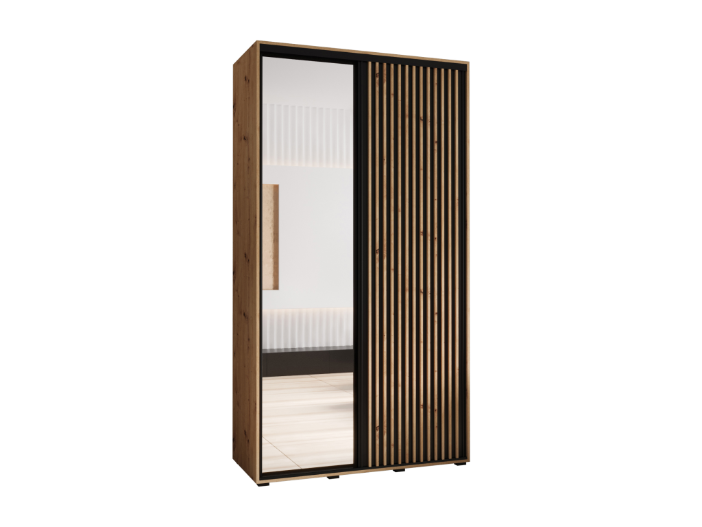 Black Wardrobe, 140 x 45 x 205.2 cm