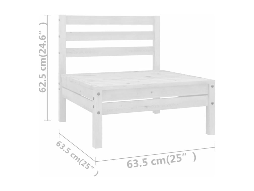 White Pine Wood Outdoor Furniture Set - dlz1766580878146