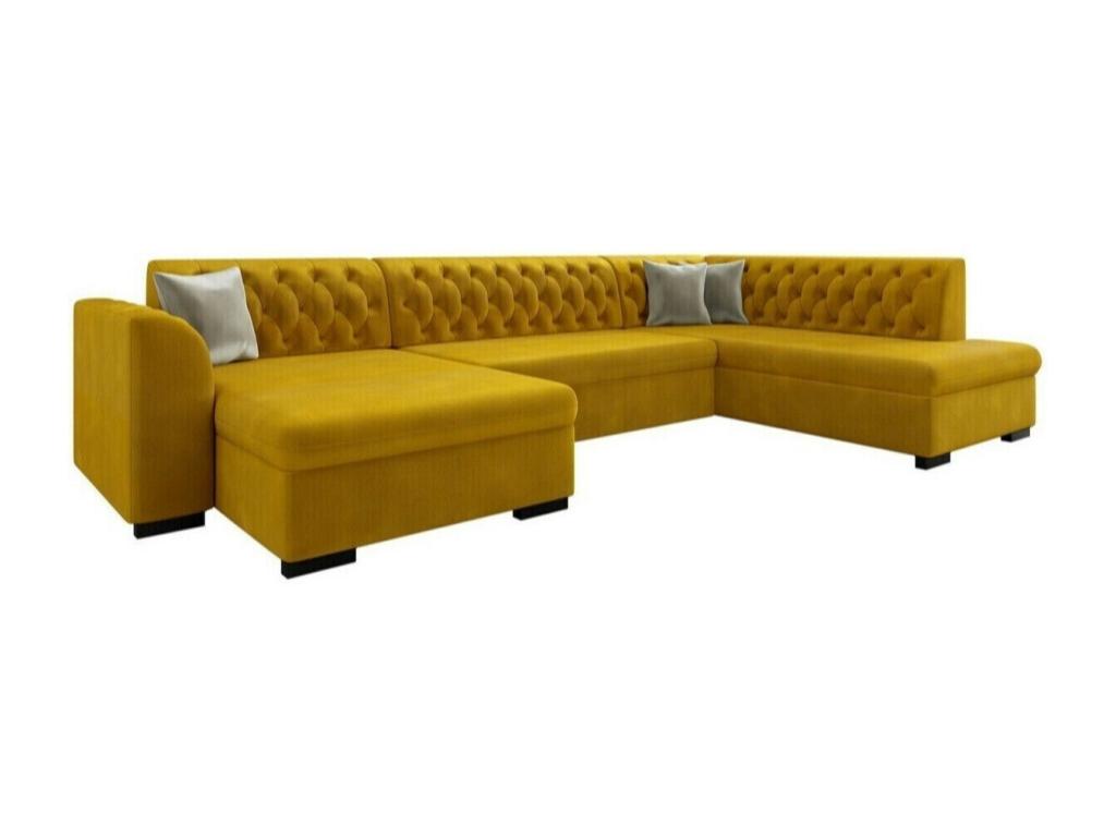 Yellow Sofa, 345 x 205 x 82 cm