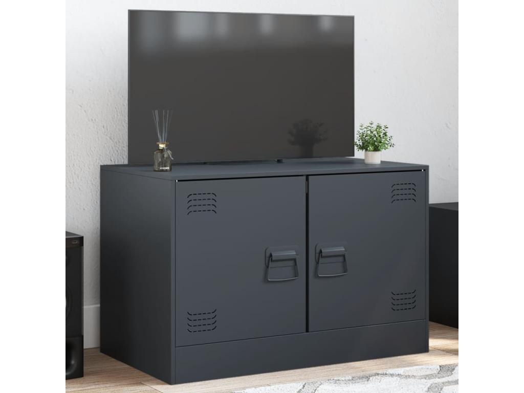 Anthracite TV Stand, 67 x 39 x 44 cm
