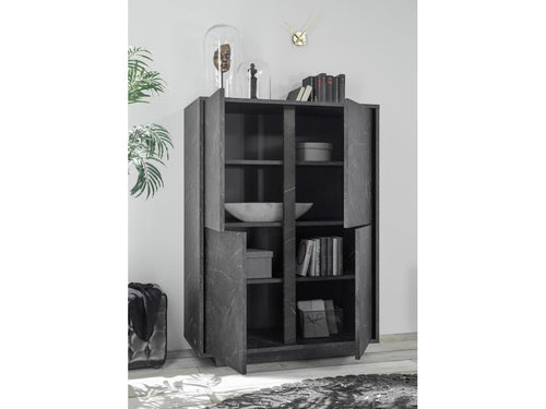 Black Marble Home Furniture, 92 x 145 x 43 cm