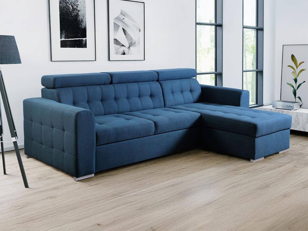Blue Sofa, 265 x 175 x 87 cm