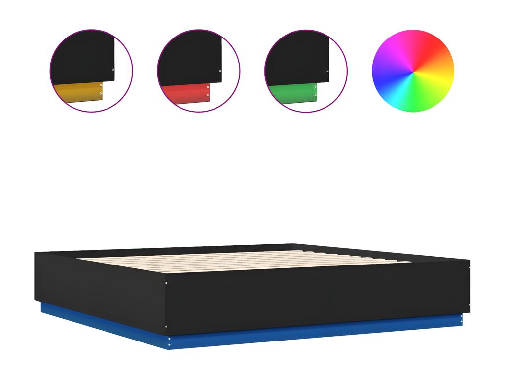 Black Mattress, 200 x 200 cm