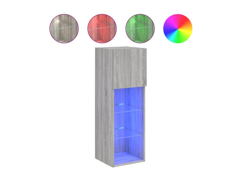 Gray TV Stand, 30.5 x 30 x 90 cm