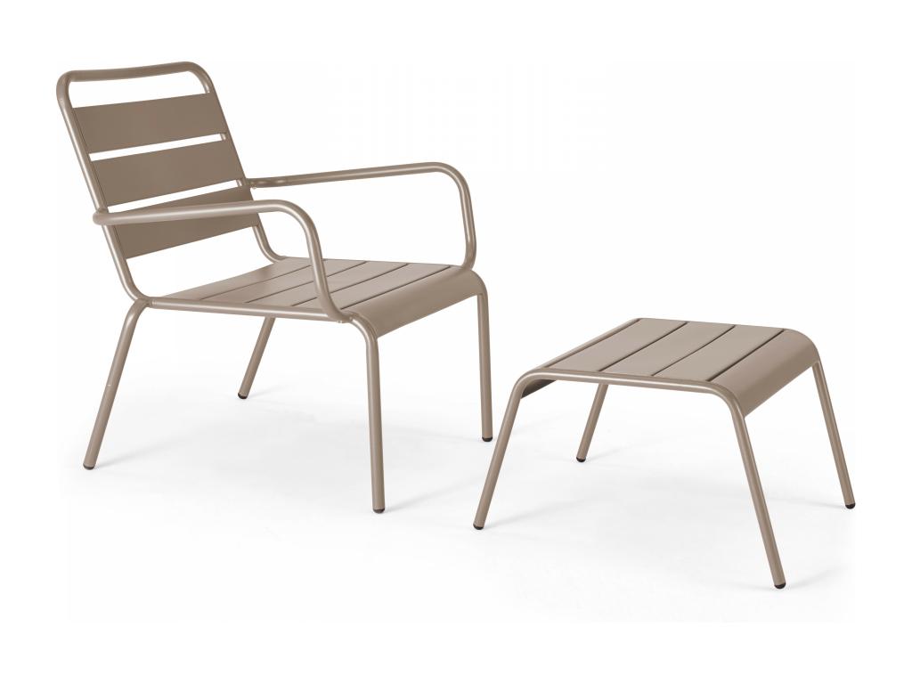 Gray Metal Accent Chair