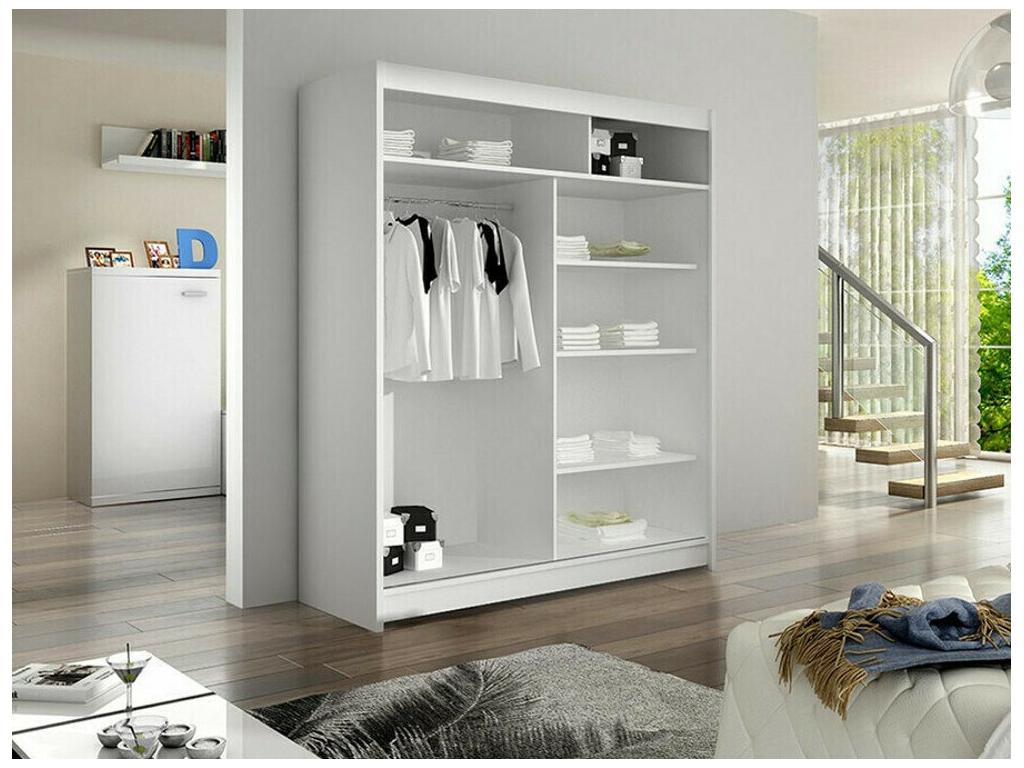 Black Wardrobe, 200 x 120 x 58 cm