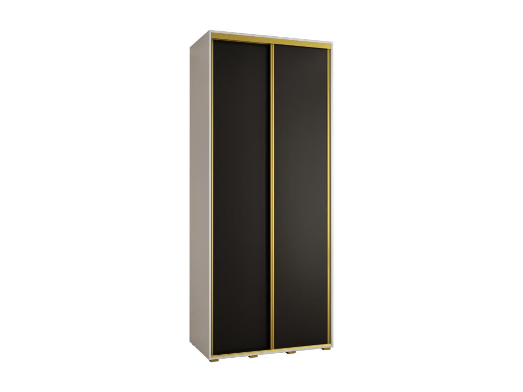 Black Wardrobe, 110 x 45 x 235.2 cm