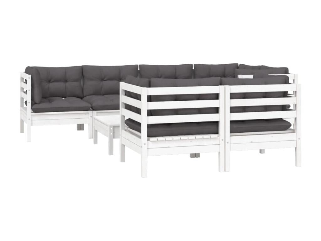 White Pine Wood Outdoor Furniture Set - dlz1766580848665