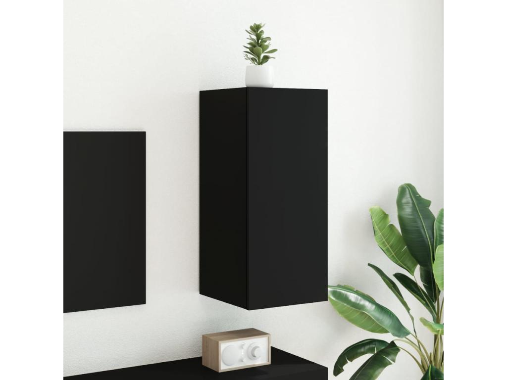 Black TV Stand, 30.5 x 35 x 70 cm