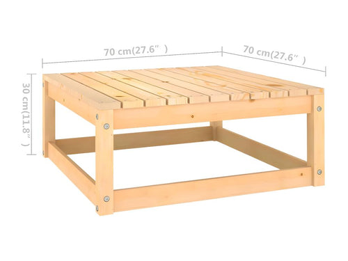 Anthracite Pine Wood Outdoor Furniture Set - dlz1766581020654