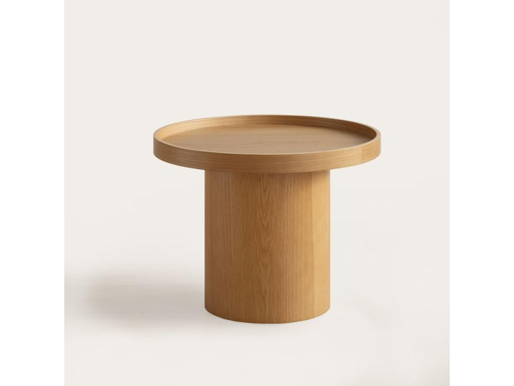 Brown Oak Wood Coffee Table, 50 x 40 cm