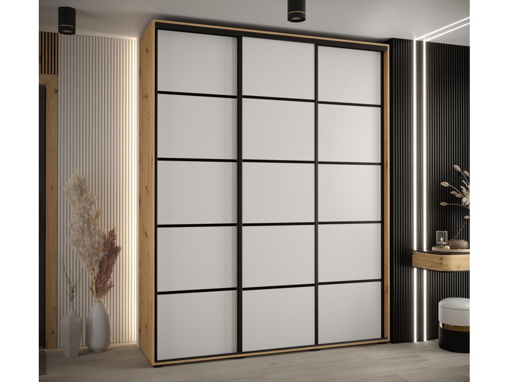 Black Wardrobe, 190 x 60 x 235.2 cm