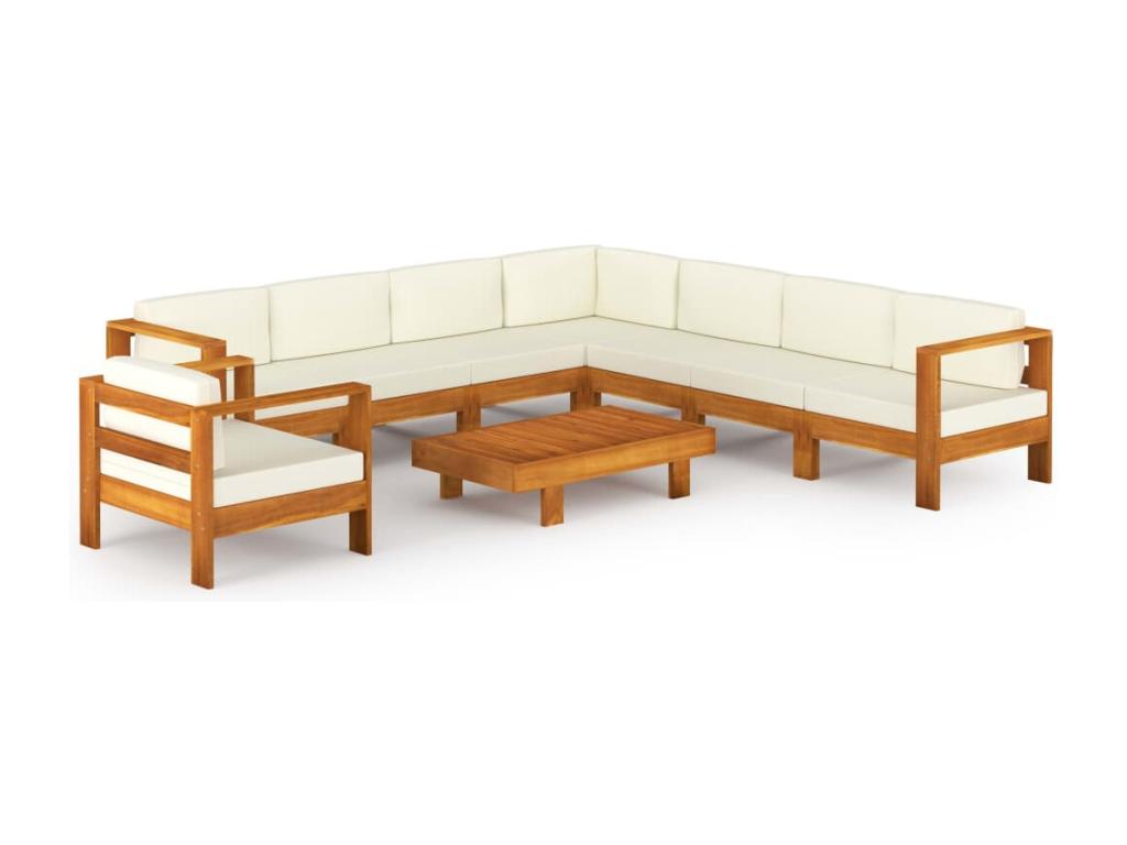 White Outdoor Furniture Set