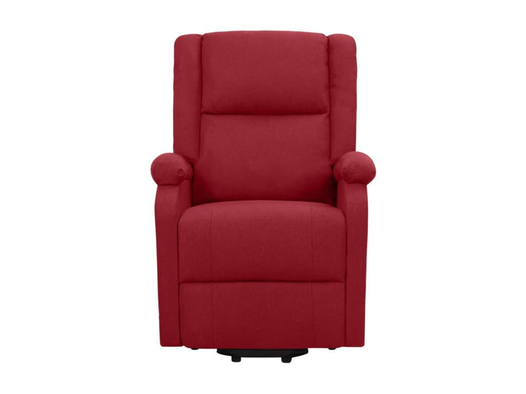 Red Fabric Accent Chair - dlz1766581008527