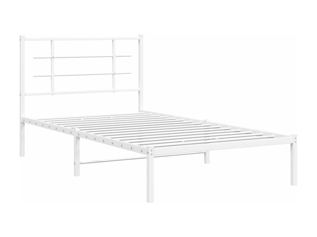 White Metal Mattress, 100 x 190 cm