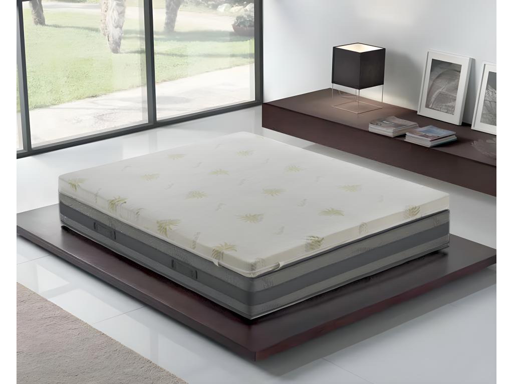 White Mattress, 10 cm Thick, 200 x 200 cm