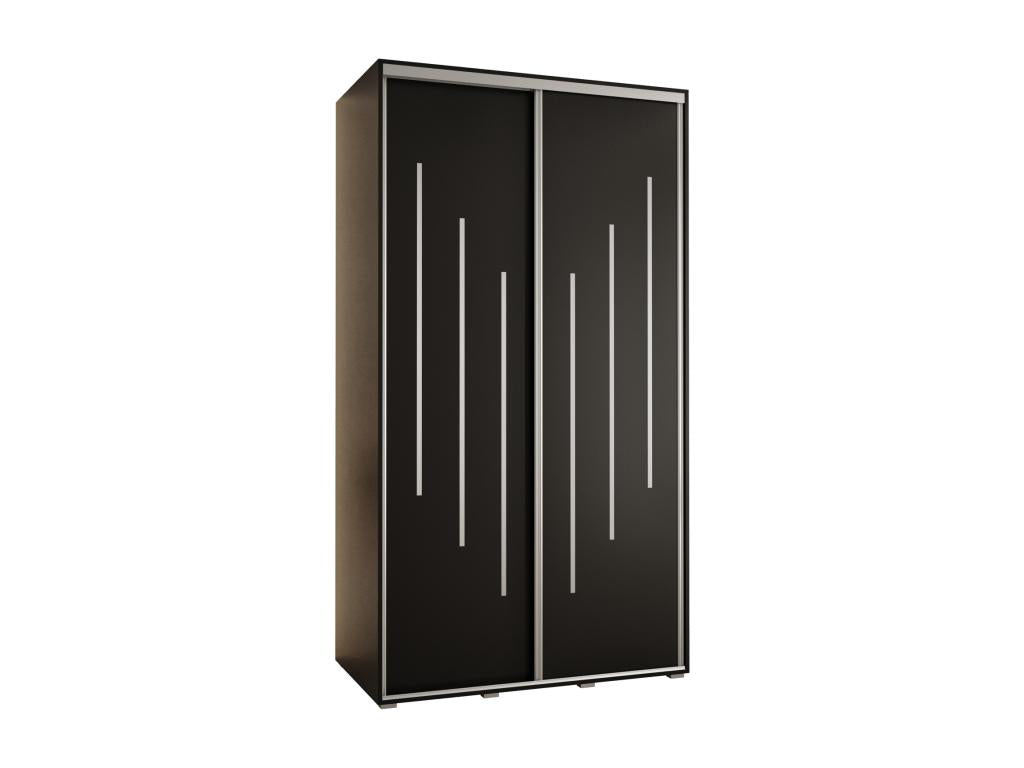 Black Wardrobe, 140 x 45 x 235.2 cm
