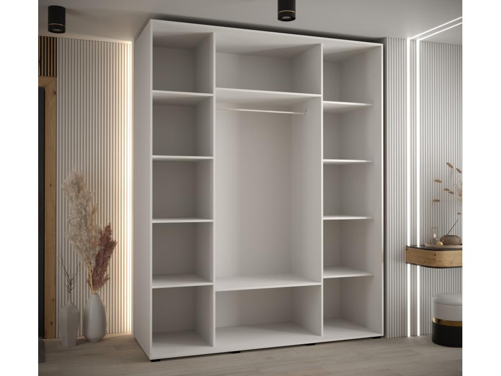 Black Wardrobe, 190 x 60 x 235.2 cm - dlz1766580873433