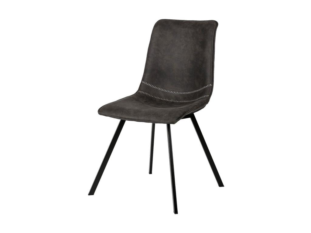 Gray Leather Chair