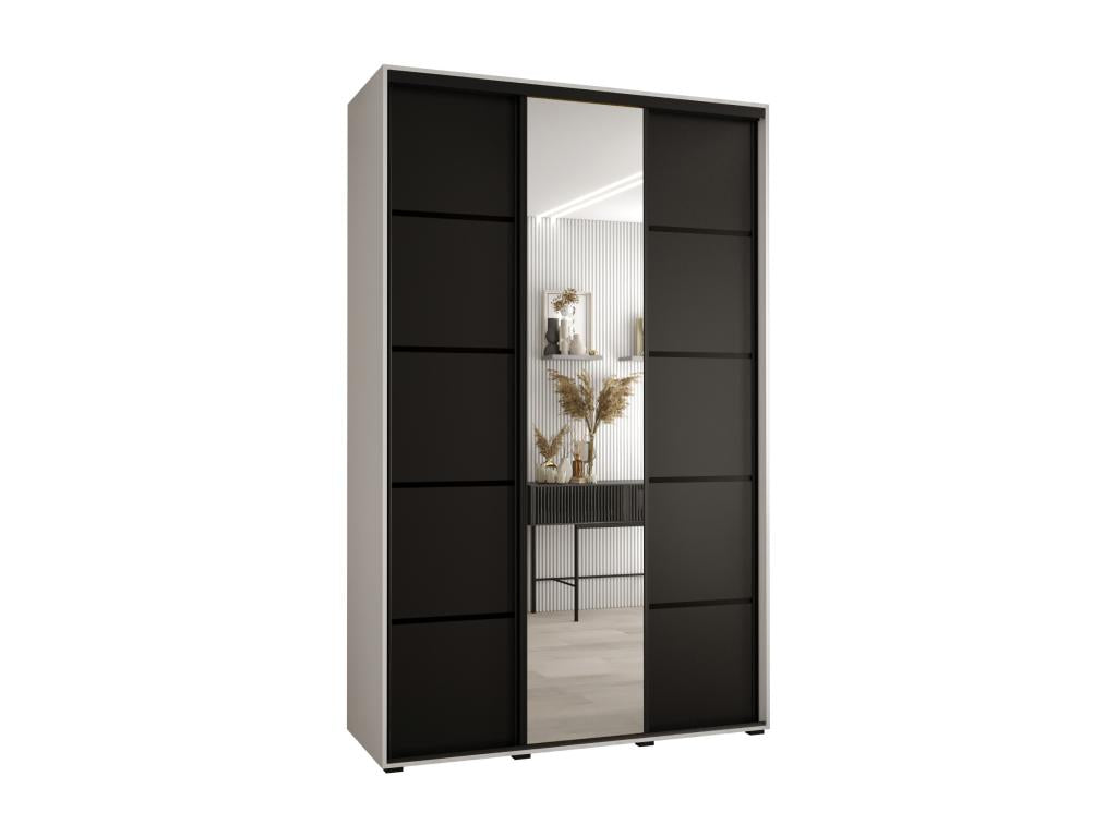 Black Wardrobe, 150 x 60 x 235.2 cm