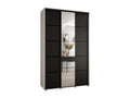 Black Wardrobe, 150 x 60 x 235.2 cm