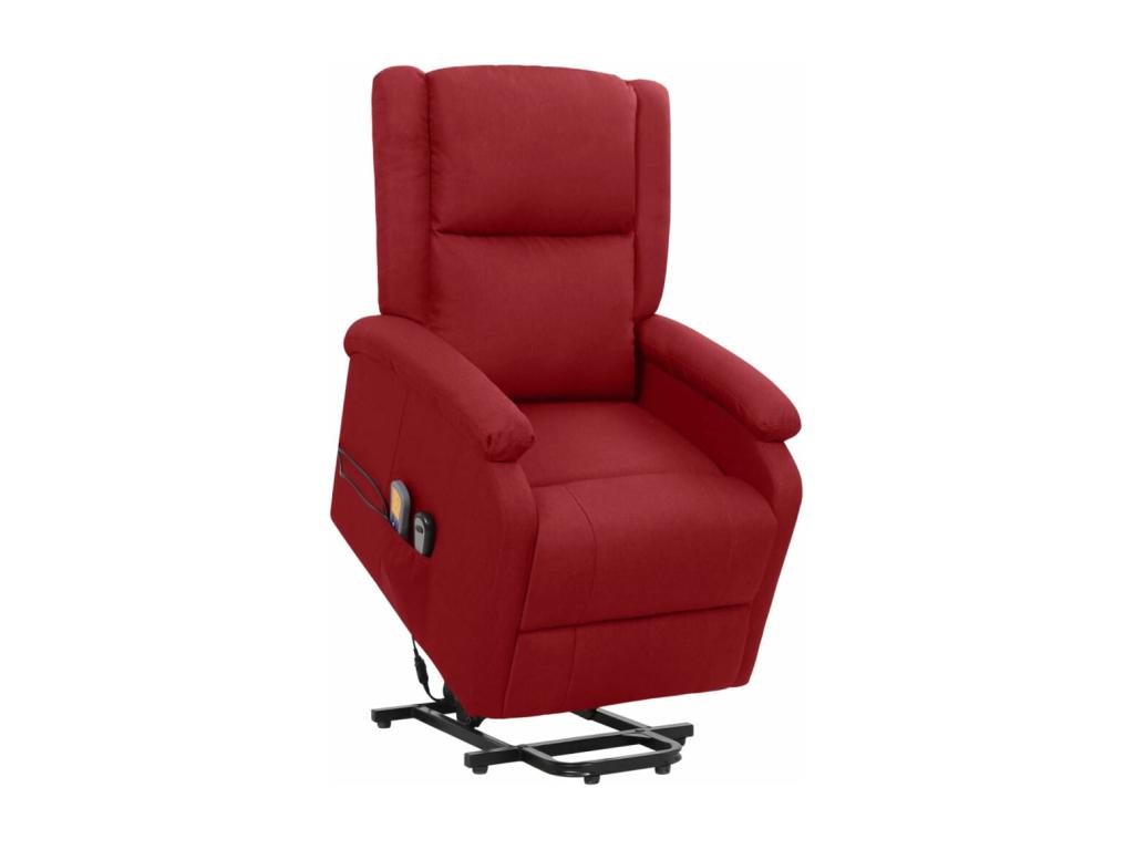 Red Fabric Accent Chair - dlz1766581008527