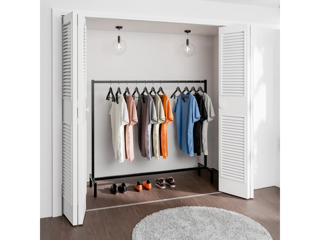 Black Metal Home Furniture, 150 x 38 x 120 cm