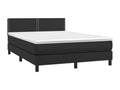 Black Faux Leather Mattress, 140 x 200 cm