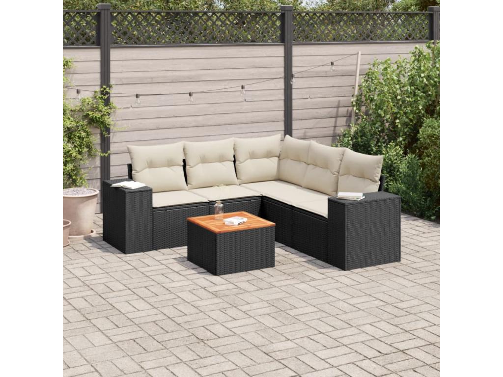 Black Woven Resin Wicker Outdoor Furniture Set - dlz1766580948559
