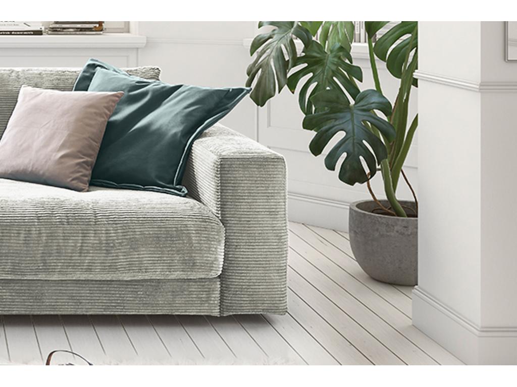 Gray Velvet Sofa - dlz1766580943035