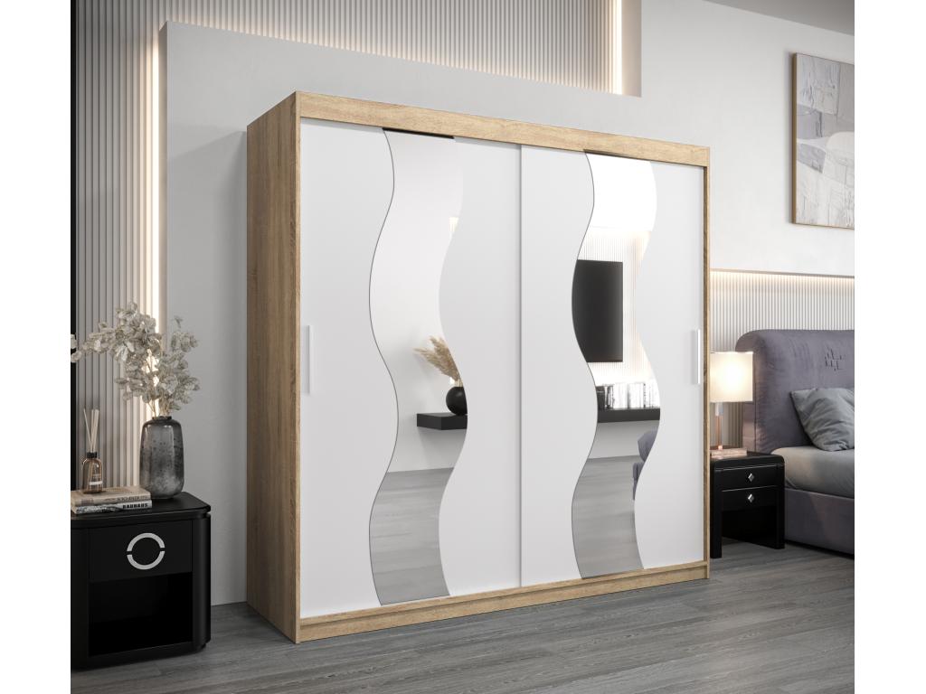 White Wardrobe, 200 x 62 x 200 cm