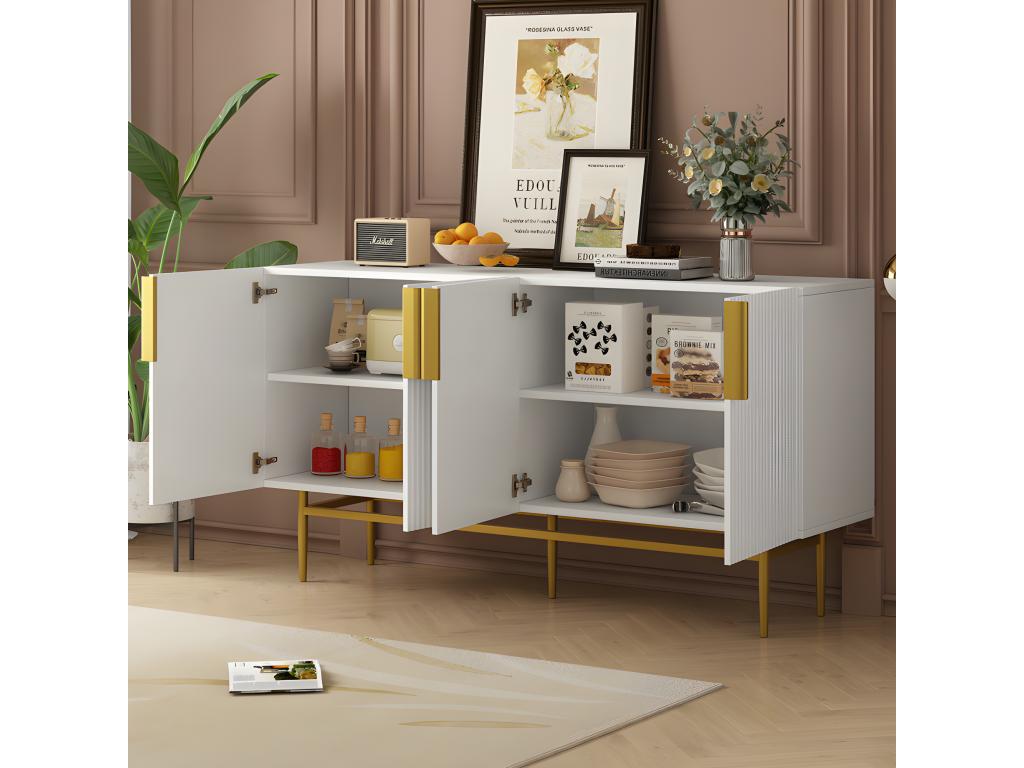 White Metal Sideboard