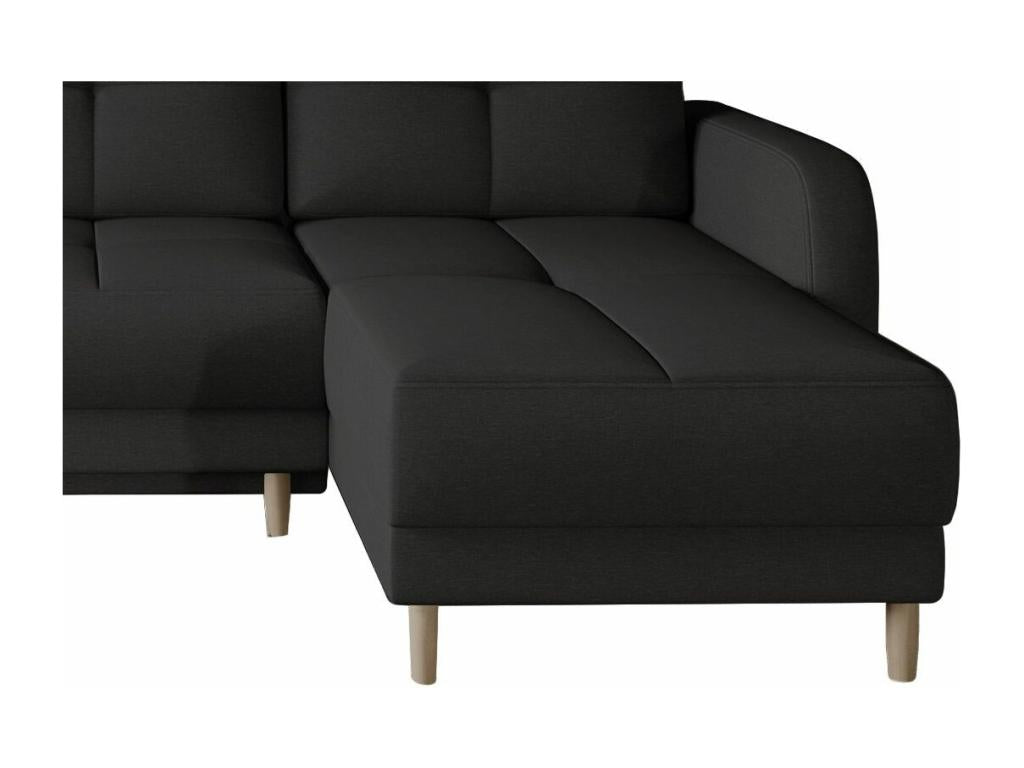 Black Fabric Sofa