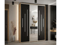 Black Wardrobe, 190 x 45 x 235.2 cm
