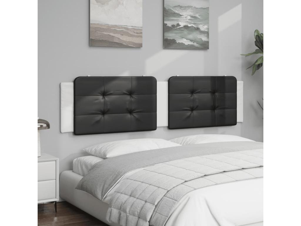 Black Faux Leather Bed