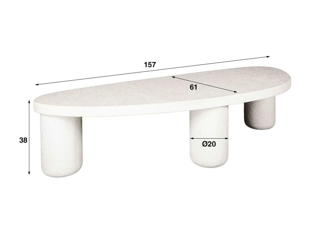 White Marble Coffee Table