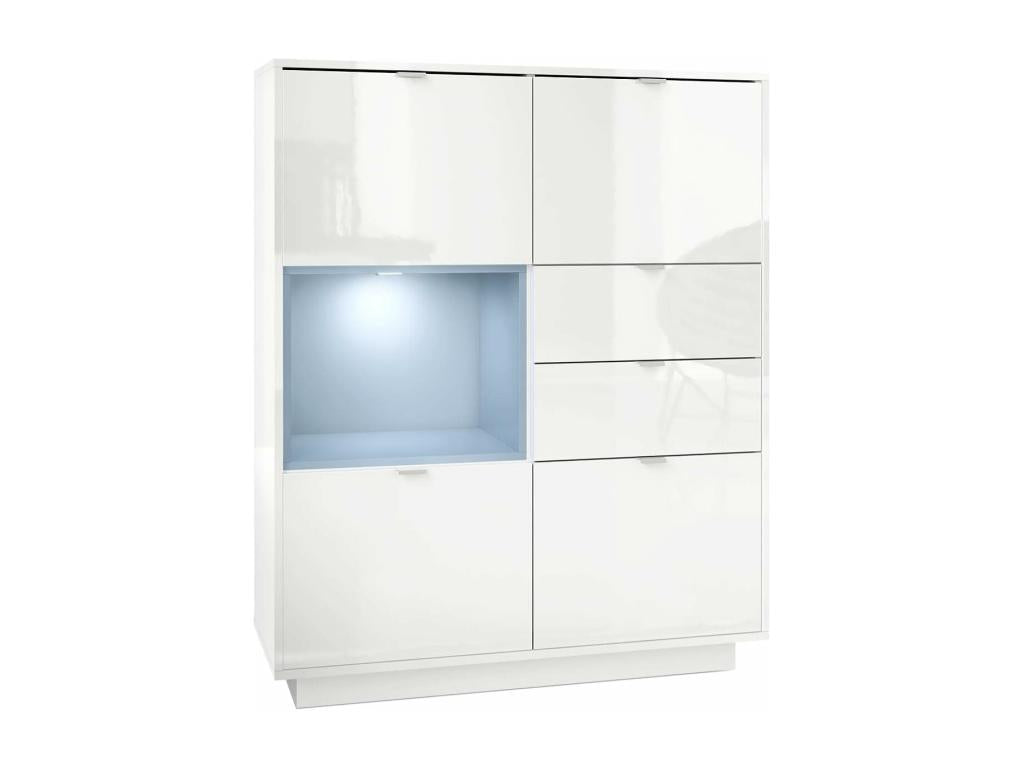 White Sideboard, 123 x 103 x 38 cm