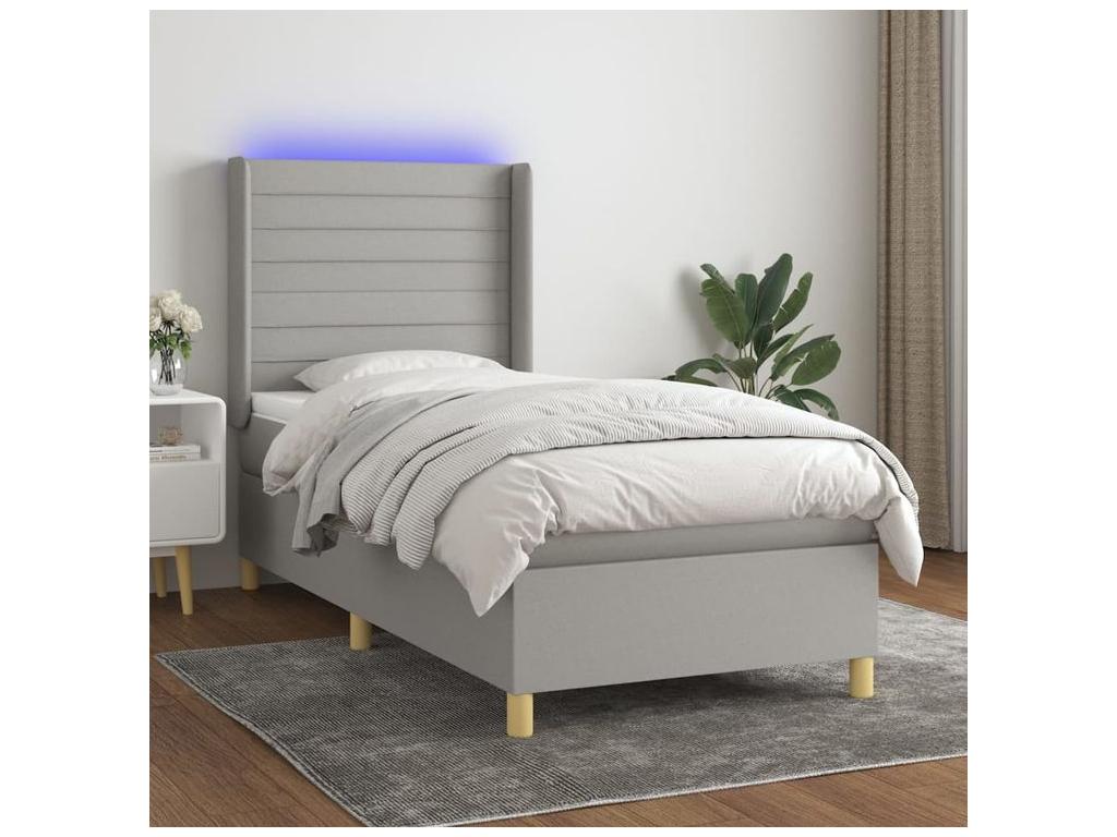 White Fabric Mattress, 80 x 200 cm