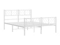 White Metal Bed Frame, 160 x 200 cm