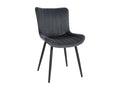 Anthracite Velvet Chair