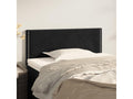 Black Velvet Bed, 100 x 5 x 78 cm