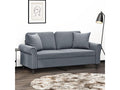 Gray Velvet Sofa