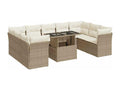 Beige Woven Resin Wicker Outdoor Furniture Set - dlz1766581048953