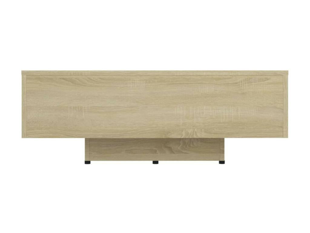 Natural Oak Wood Coffee Table, 85 x 55 x 31 cm