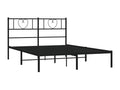 Black Metal Bed Frame, 150 x 200 cm
