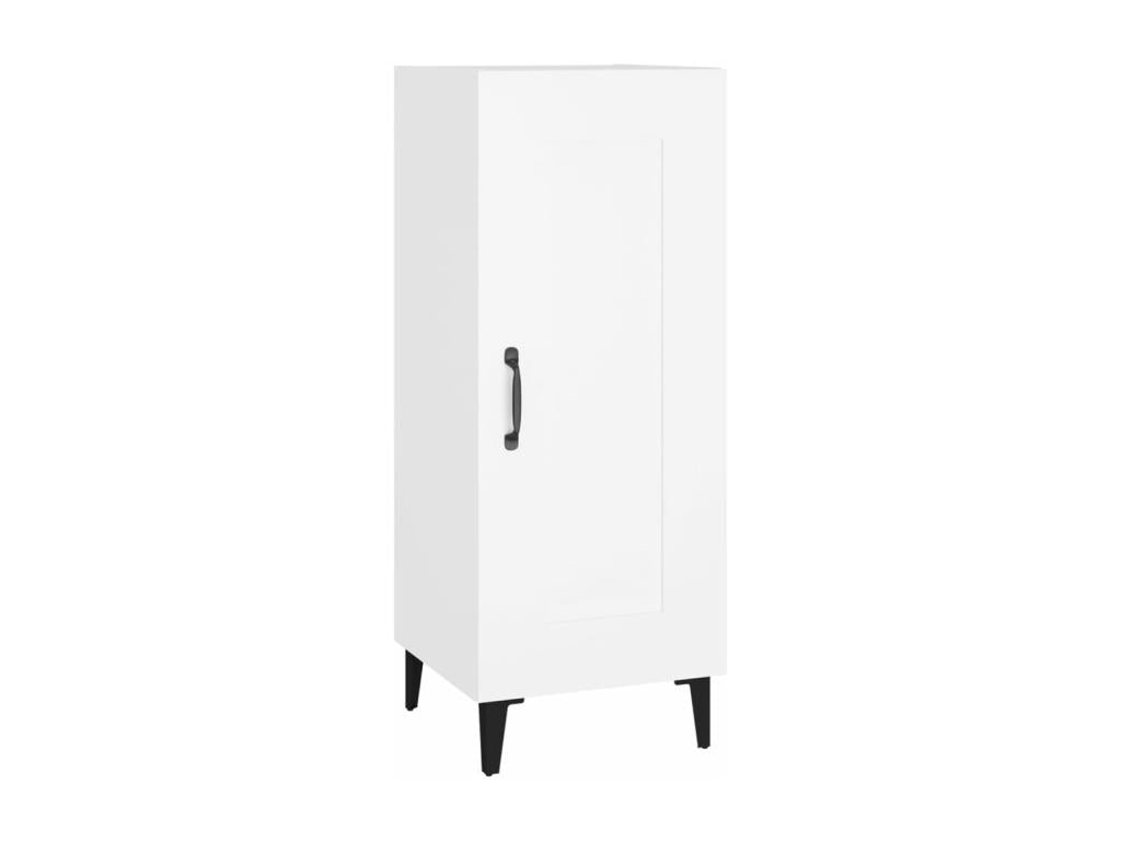 White Engineered Wood Sideboard, 34.5 x 34 x 90 cm