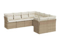Beige Woven Resin Wicker Outdoor Furniture Set - dlz1766580840433
