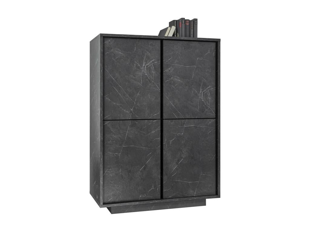 Black Marble Home Furniture, 92 x 145 x 43 cm
