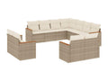 Beige Woven Resin Wicker Outdoor Furniture Set - dlz1766580883064