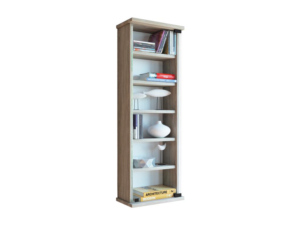 Brown Oak Wood Wardrobe